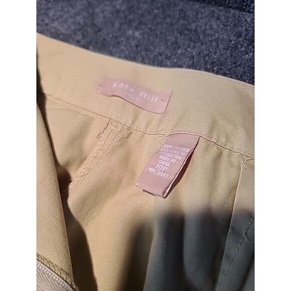 New NWT Kate Hill Casual Apple Green Embroidered Ladybug Skort Size 10 - Picture 7 of 12